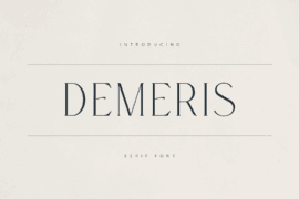 Demeris Demo Font