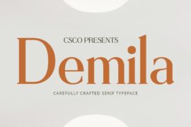 Demila Demo Font