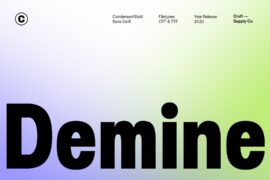 Demine Demo Font