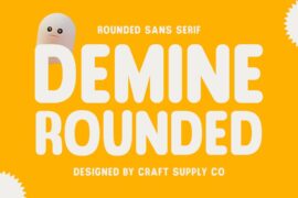 Demine Rounded Demo Font