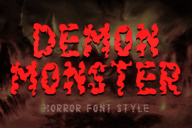 Demon Monster Font