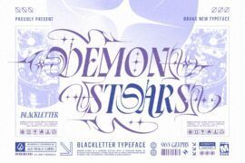 Demon stars Font