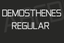 Demosthenes Font