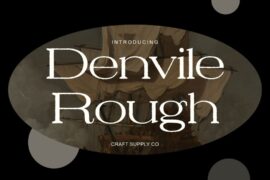 Denvile Rough Demo Font