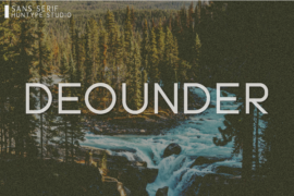 Deounder DEMO Font