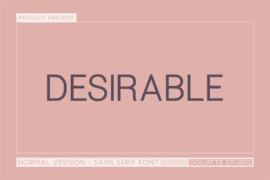 Desirable Font