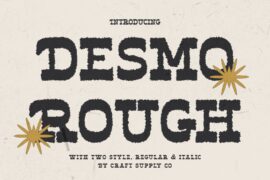 Desmo Rough Demo Font