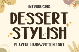 Dessert stylish Font