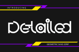 Detailed Artdeco Demo Font