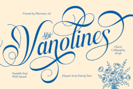 Dh Vanolines DEMO Font