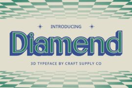Diamend 3D Demo Font