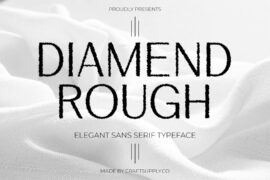 Diamend Rough Demo Font
