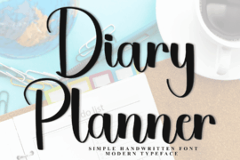 Diary Planner Font
