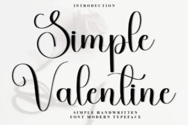 Diary Valentine Font