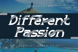 Different Passion Demo Font