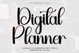 Digital Plannerr Font