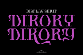 Dikory DEMO Font