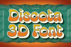 Discota 3D Demo Font