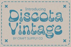 Discota Vintage Demo Font