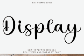 Display Font