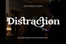 Distraction Font