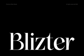 DKS Blizter – Personal Use Font