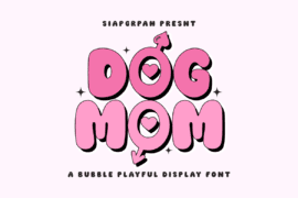 Dog Mom Font