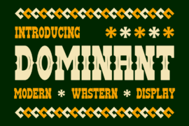 DOMINANT Font Family
