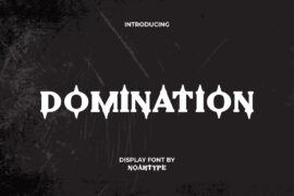DominationDemo Font