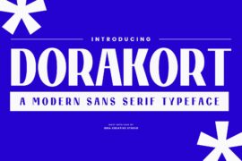 Dorakort Personal Use Font