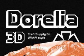 Dorelia Extrude Right Demo Font
