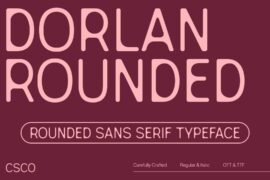 Dorlan Rounded Demo Font