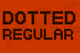 dotted Font