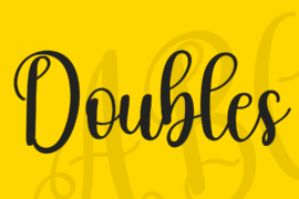 Doubles Font