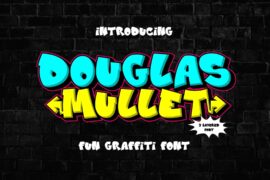 Douglas Mullet Font Family