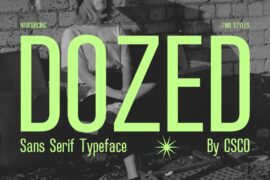 Dozed Demo Font