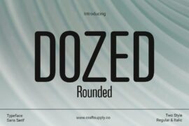 Dozed Rounded Demo Font