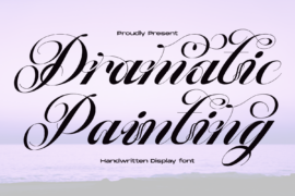 Dramatic Painting Demo Font