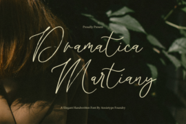 Dramatica Martiany Font