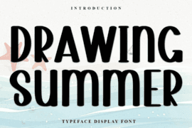 Drawing Summer Font