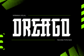 Dreago Techno Demo Font