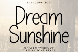 Dream Sunshine Font