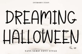 Dreaming Halloween Font