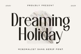 Dreaming Holiday Font
