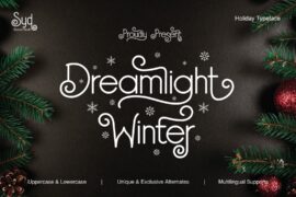 Dreamlight Winter Font