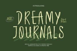 Dreamy Journals Demo Font
