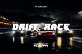 Drift Race Demo Font