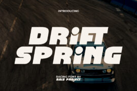 Drift Spring Demo Font
