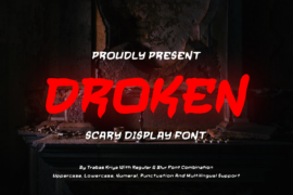 Droken Trial Font