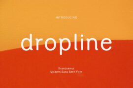 Dropline Font